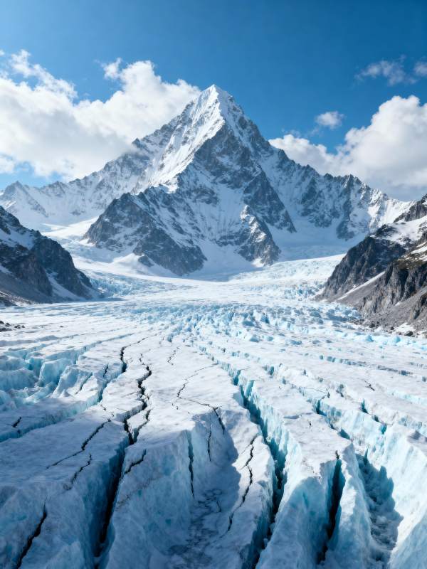 冰川雪山壮丽景色图片