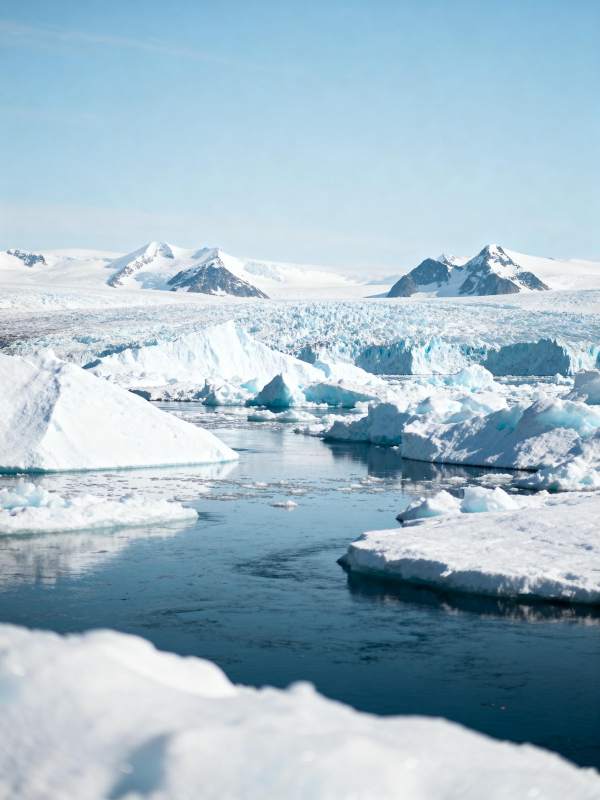 冰川雪原风光图片