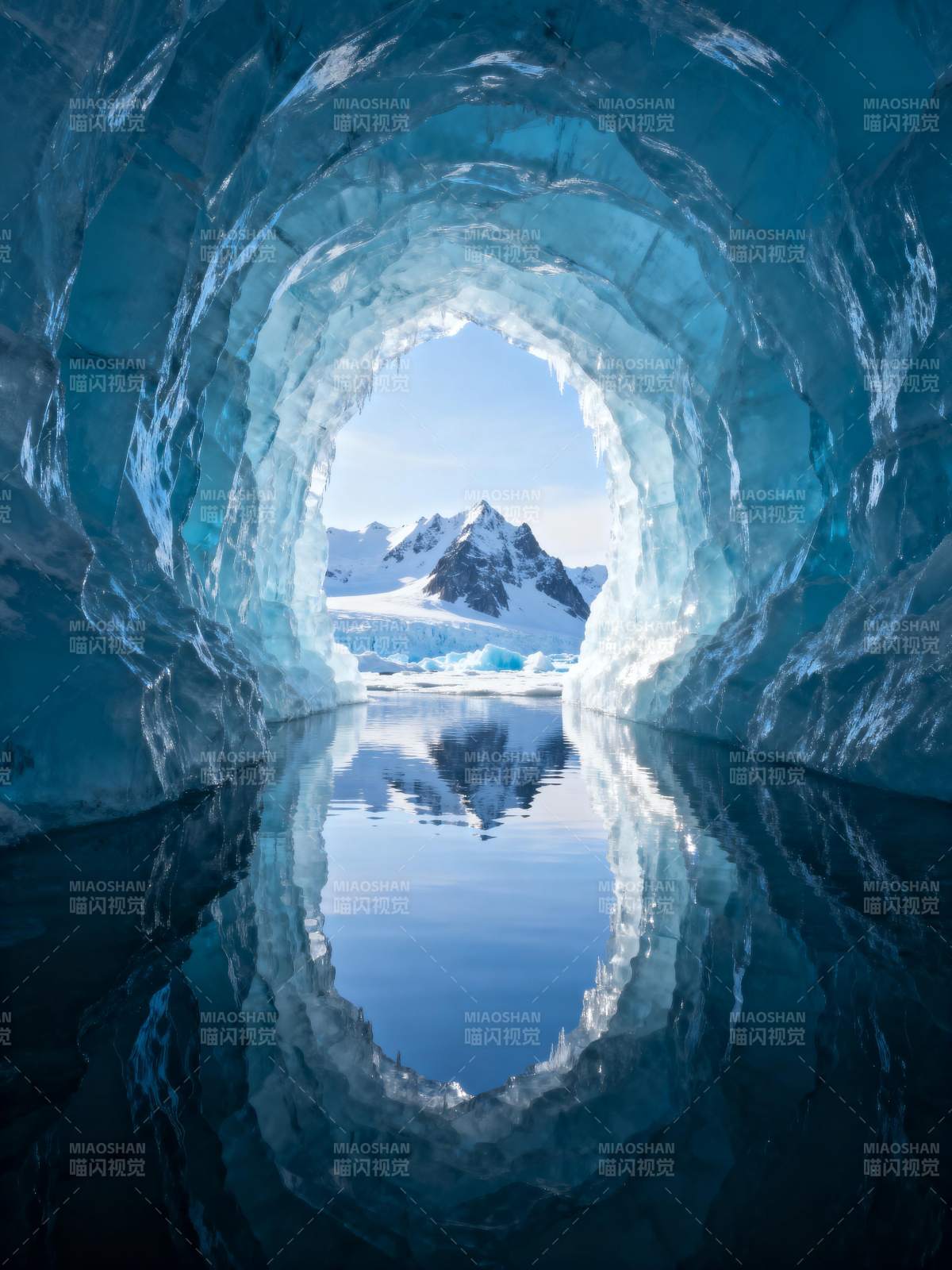 冰洞映山图片