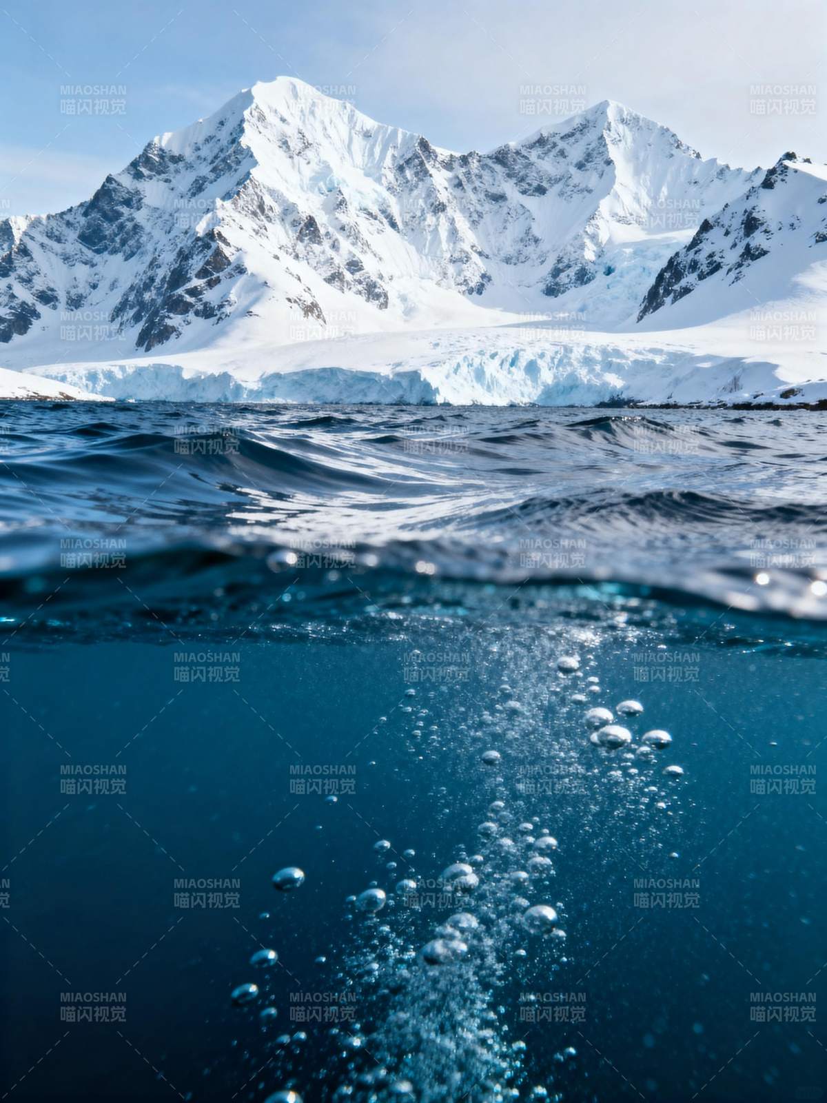 冰海气泡图片