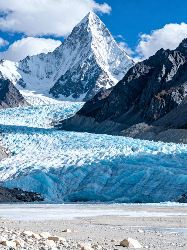 雪山冰川奇景图片