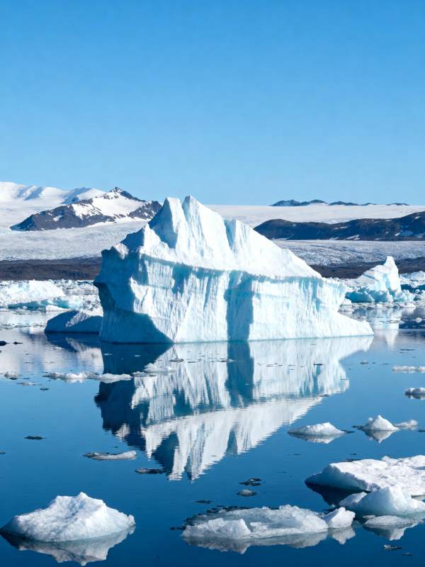 冰山倒影 静谧极地图片