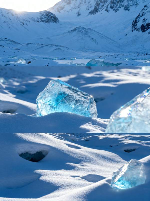 冰晶雪原图片