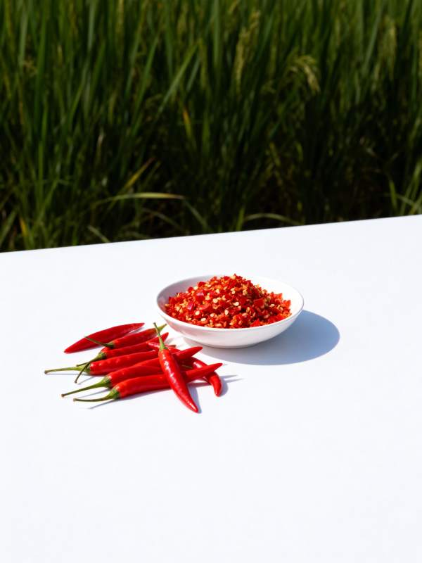 红椒与辣椒碎图片