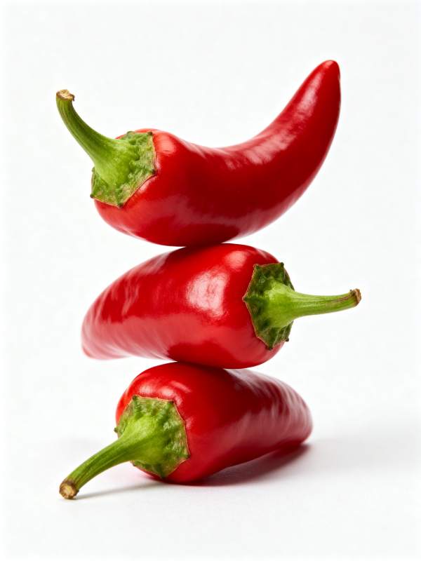 红辣椒叠放图片