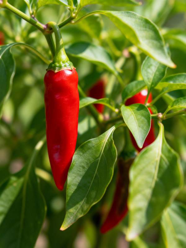 红辣椒挂枝头图片