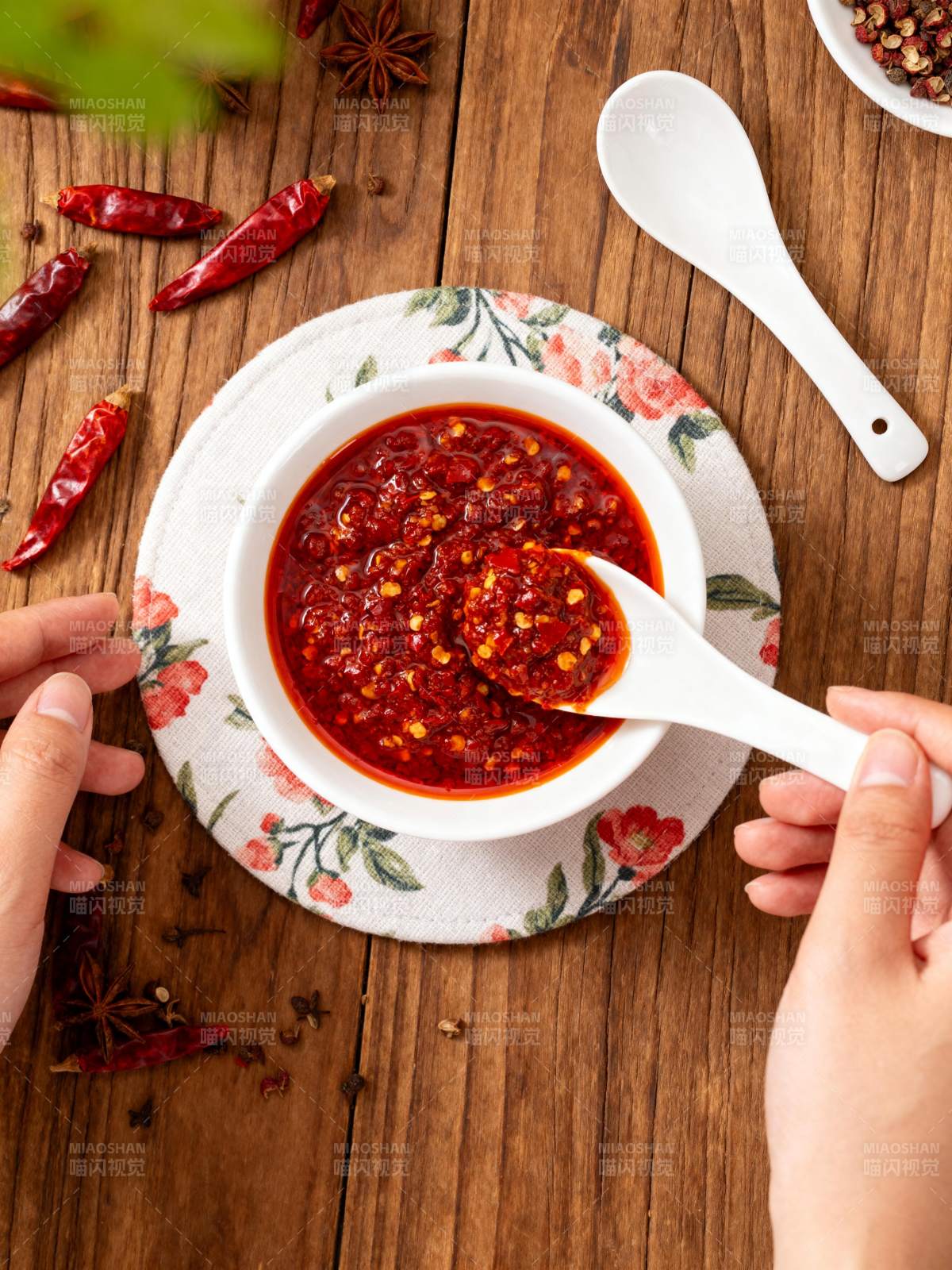 辣椒酱特写图片