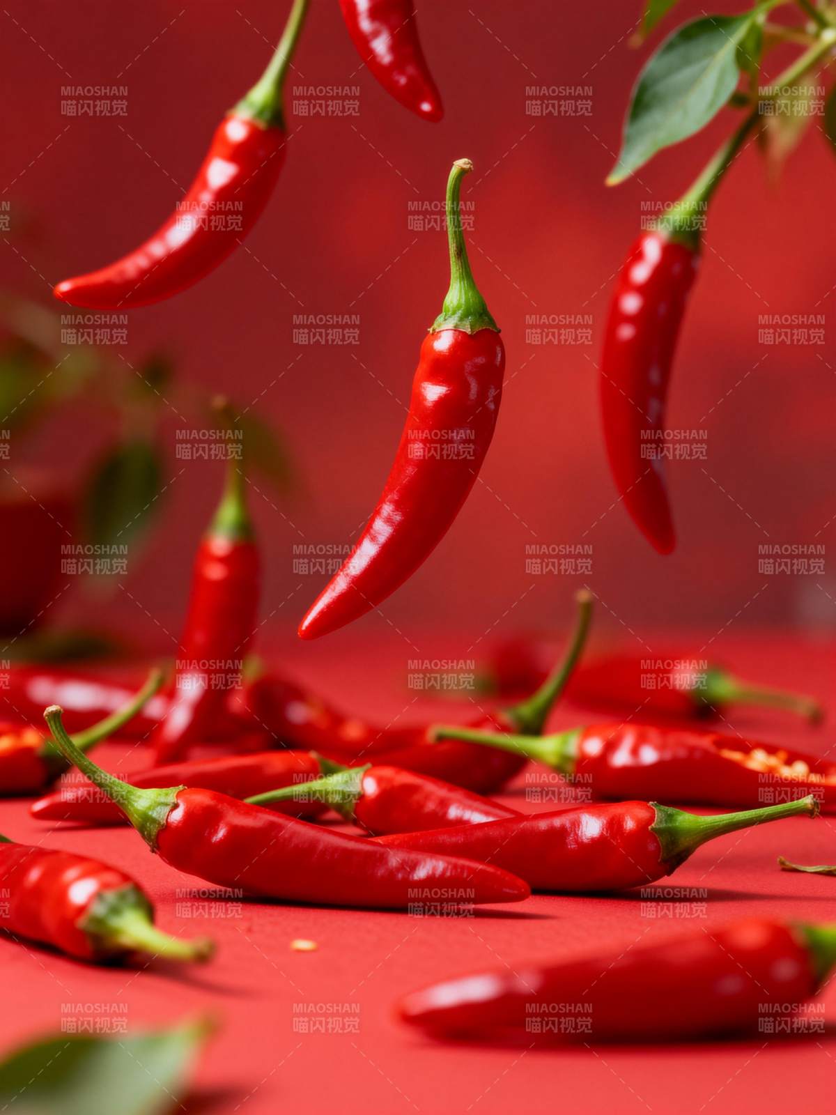 红椒飞舞图片