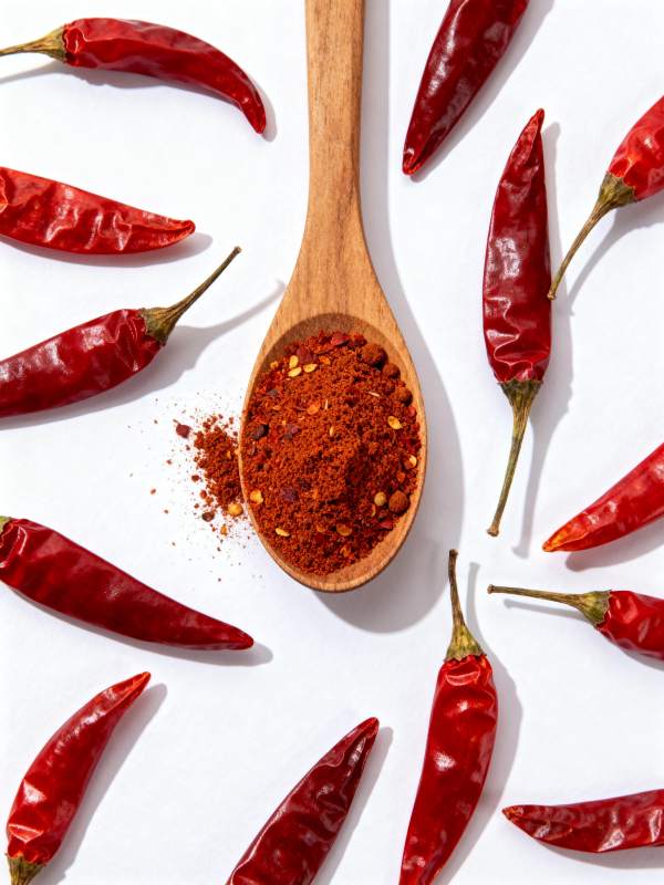 红椒与辣椒粉图片