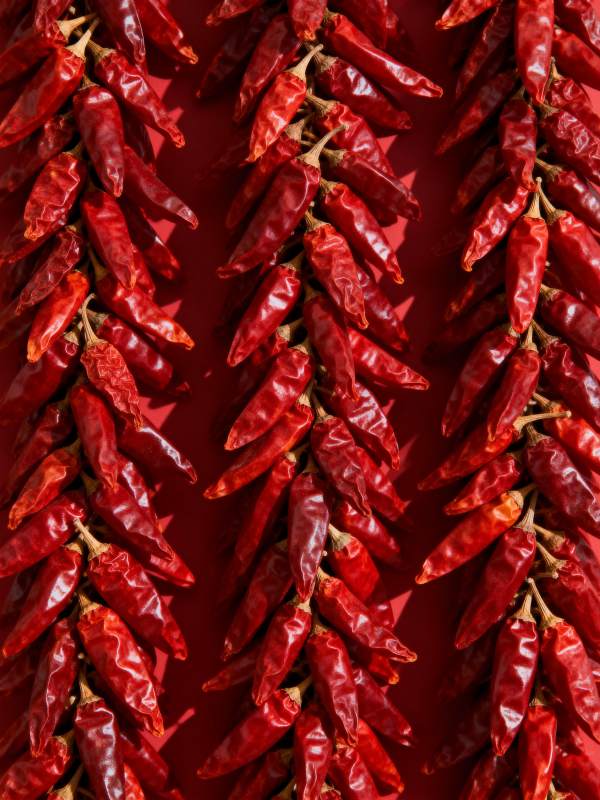 红椒串串 辣味十足图片