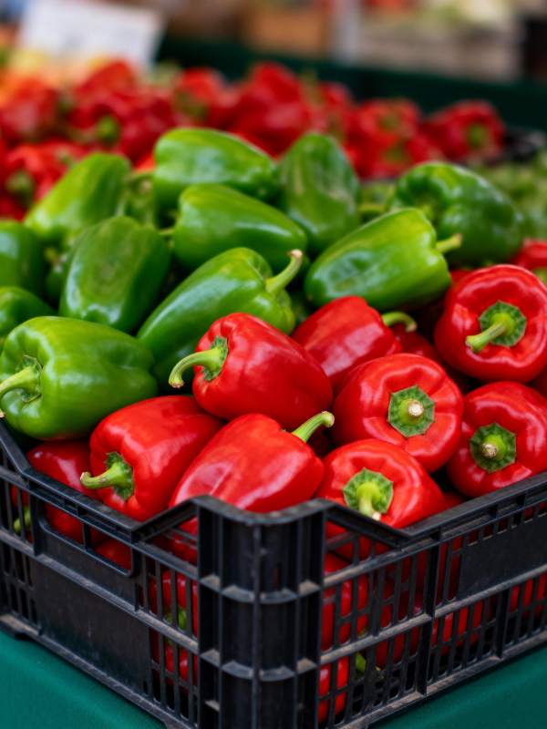 红绿椒鲜美诱人图片