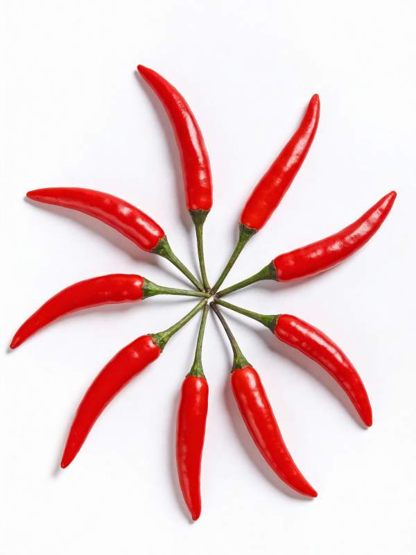 红椒绽放图片