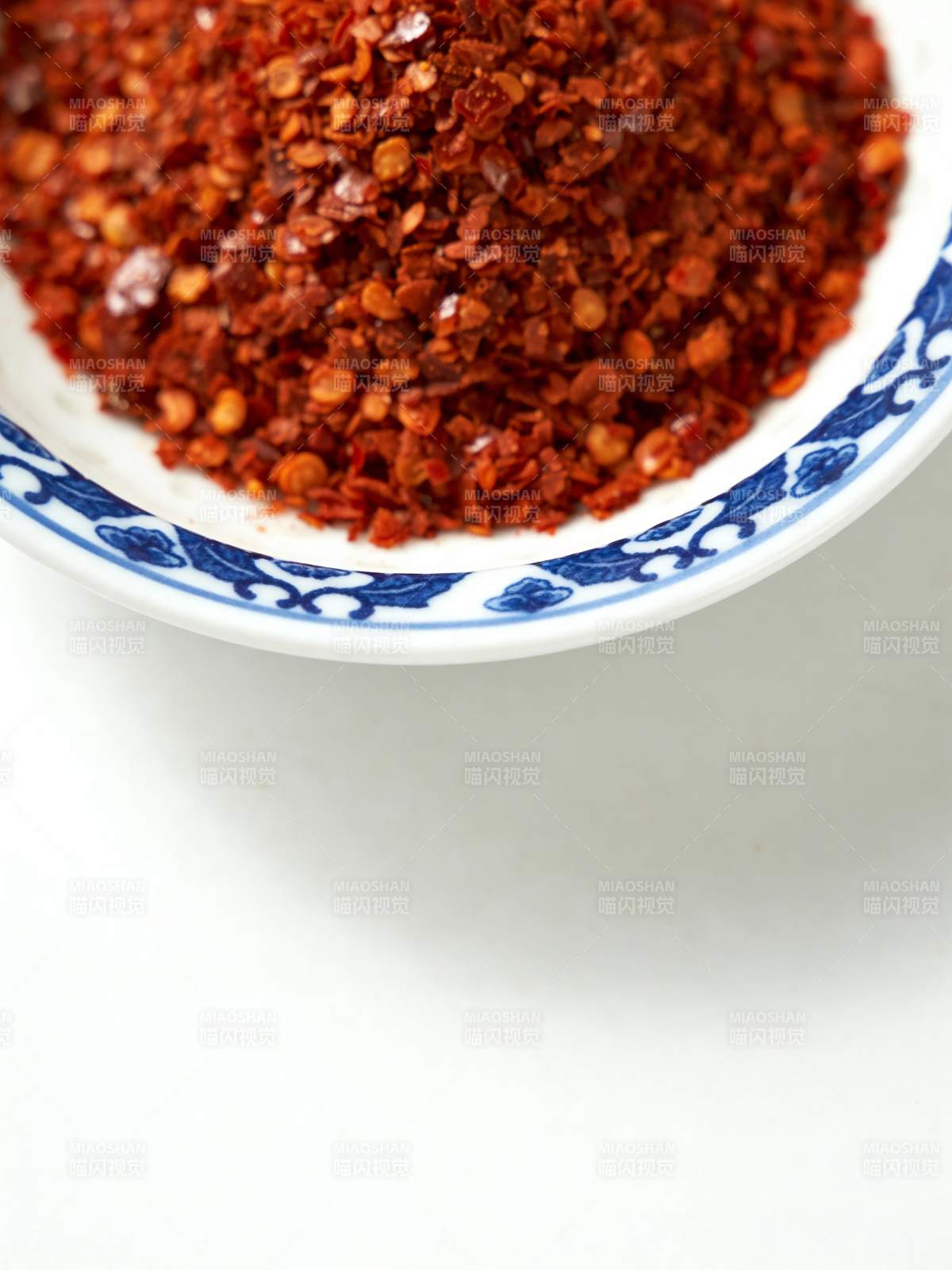 红辣椒碎特写图片