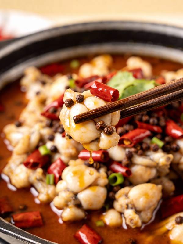麻辣牛蛙锅图片
