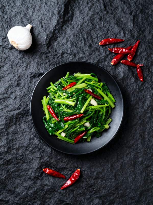 蒜香炒芥兰图片