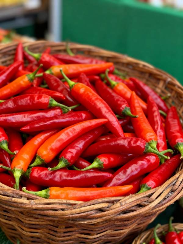 红椒满篮香图片