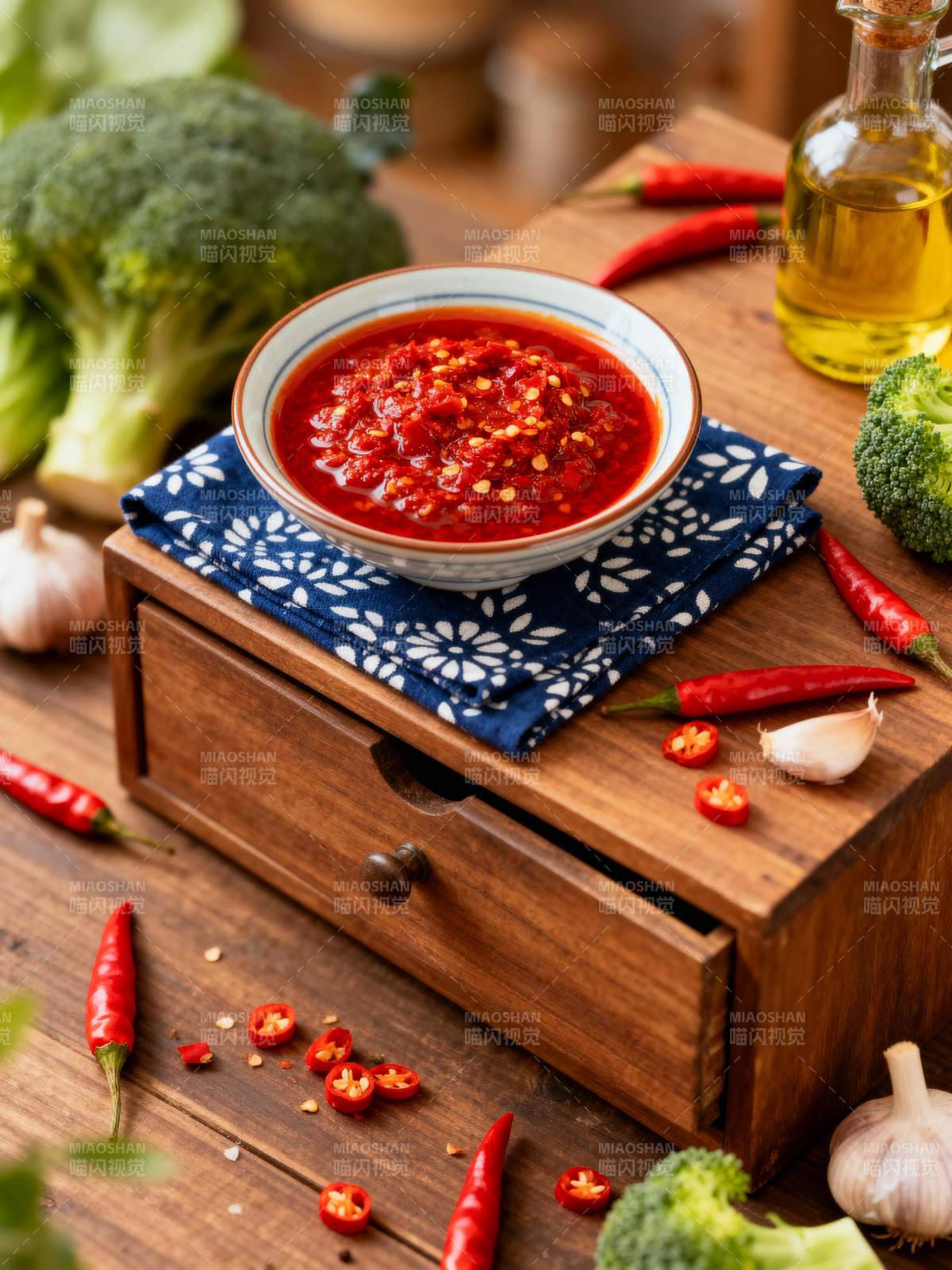 辣酱配菜 美味十足图片