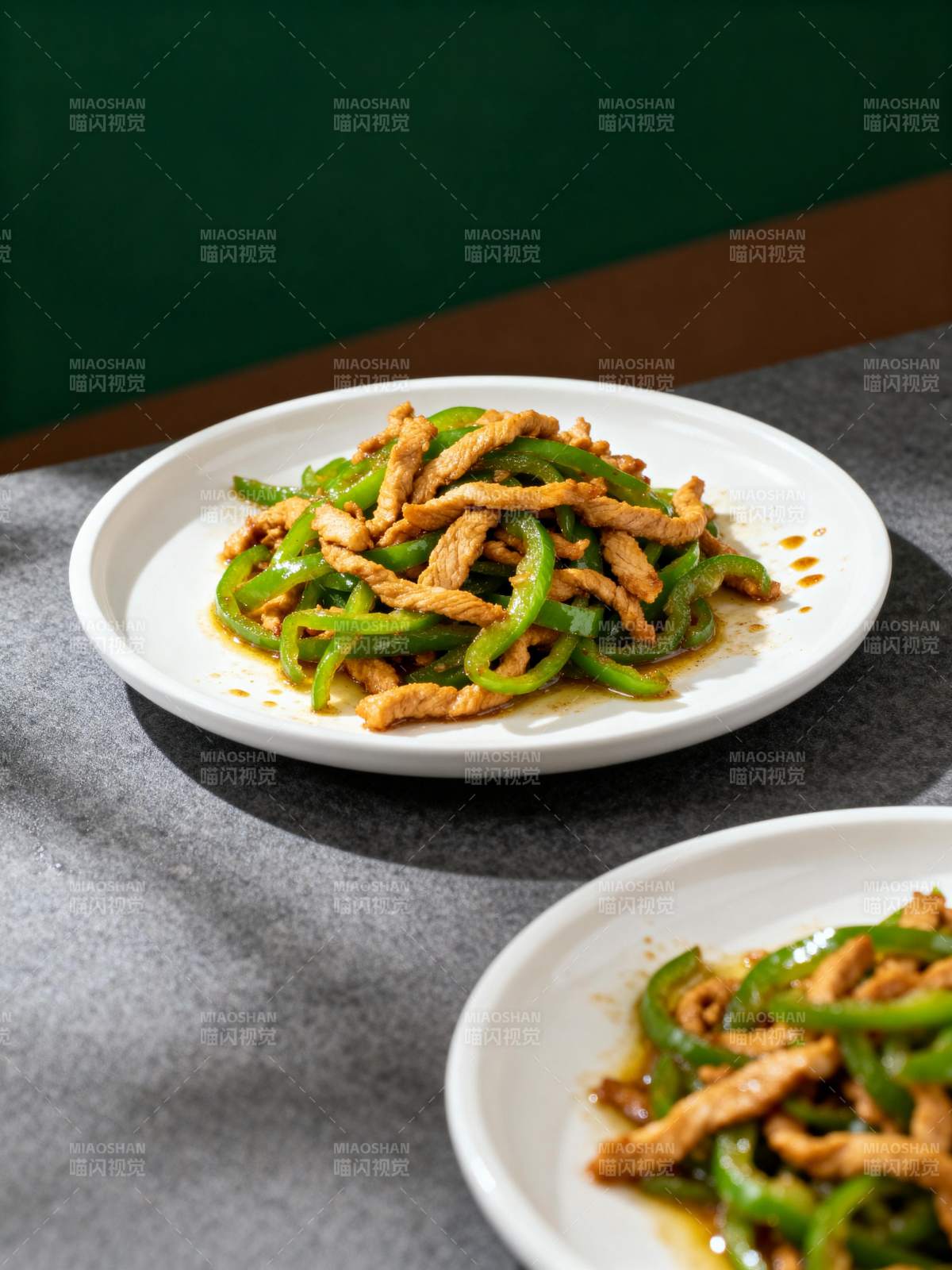 青椒炒肉丝图片