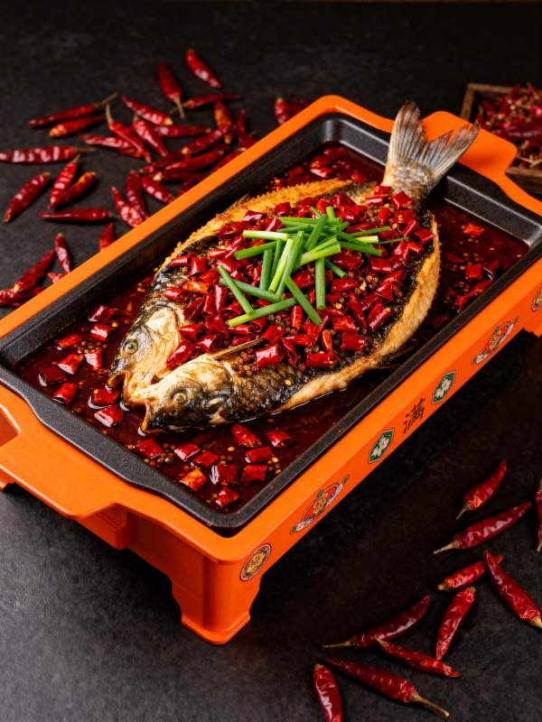 麻辣烤鱼盛宴图片