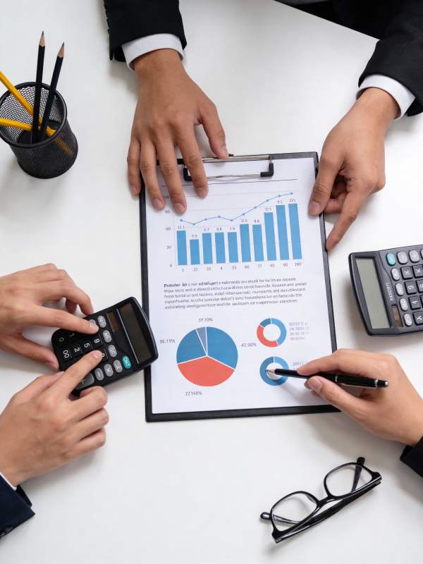 商务会议分析数据图片