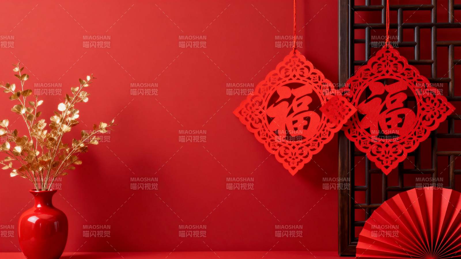 新春福字装饰图片