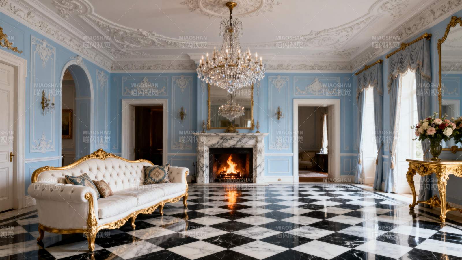 典雅欧式客厅图片