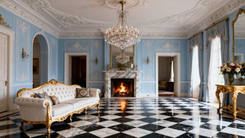 典雅欧式客厅图片