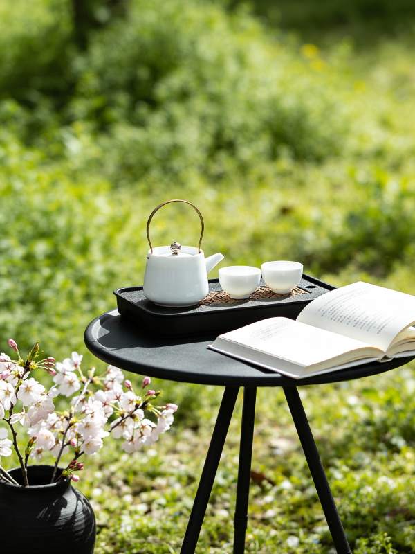 庭院茶书时光图片