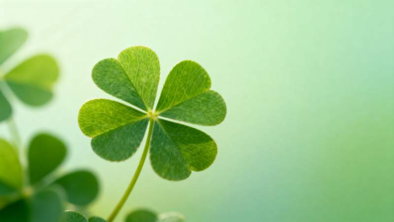 四叶草的幸运象征图片