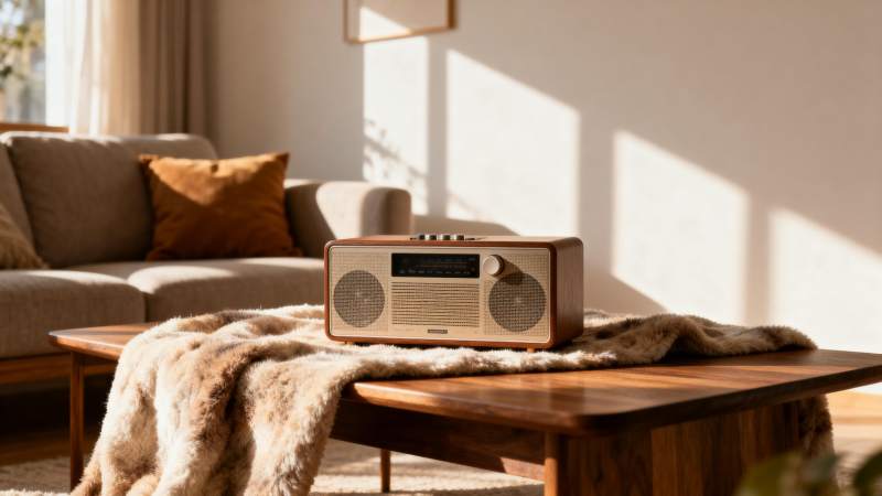 复古收音机静享时光图片