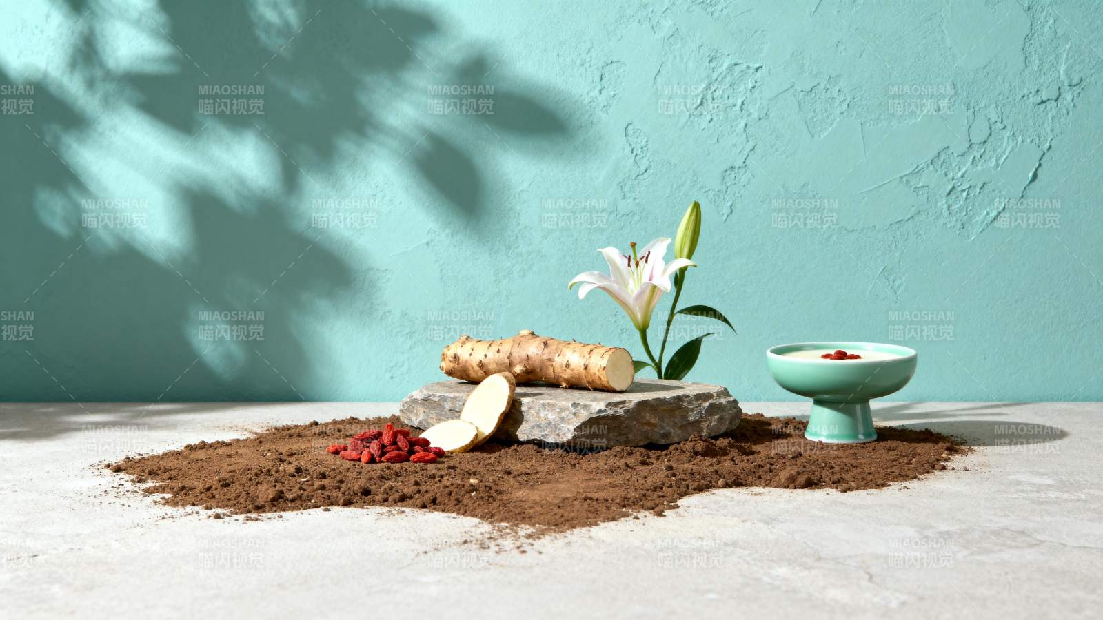 姜花静物图图片