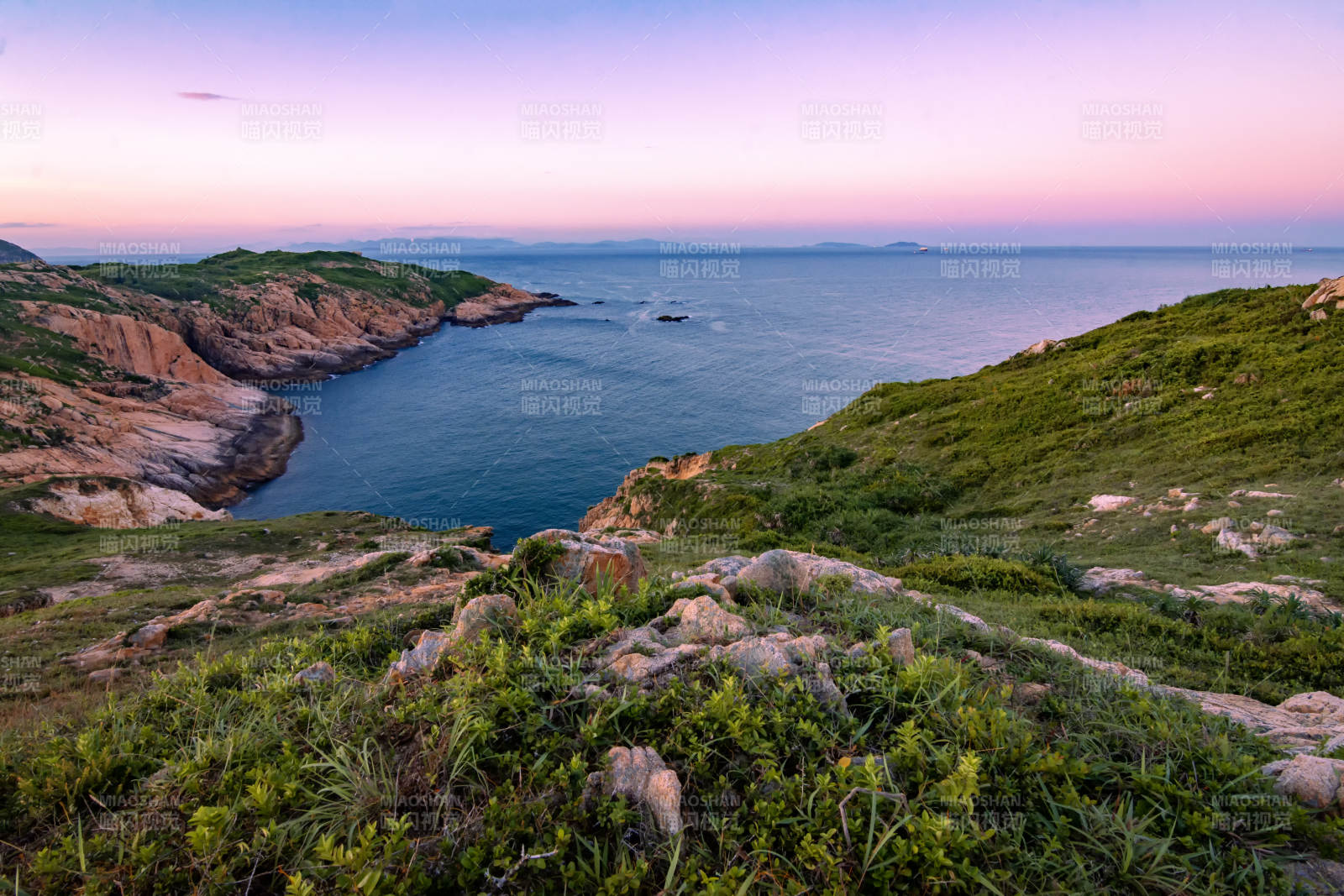 惠州三门岛的日落晚霞风光图片