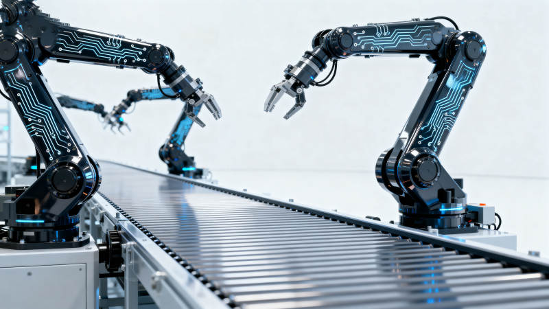 智能机械臂作业图片