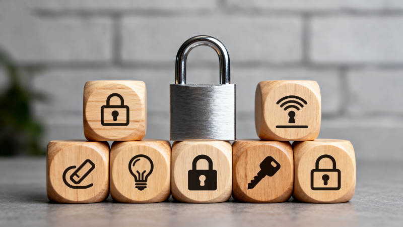 安全与连接的象征图片