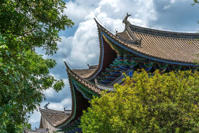 古建筑飞檐翘角图片