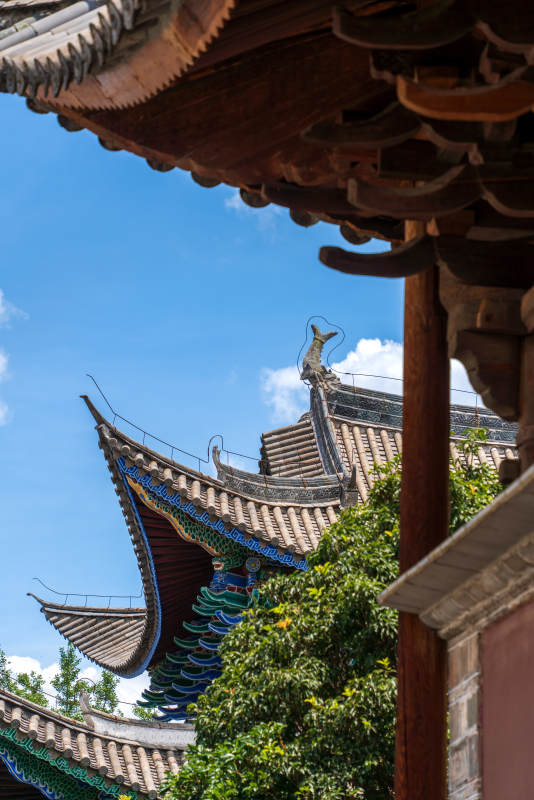 古建筑飞檐翘角图片