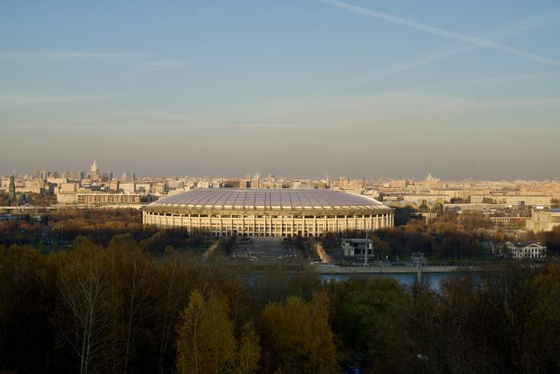城市体育场全景图片