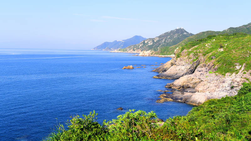 碧海青山海岸线图片