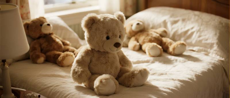 床头的三只小熊图片