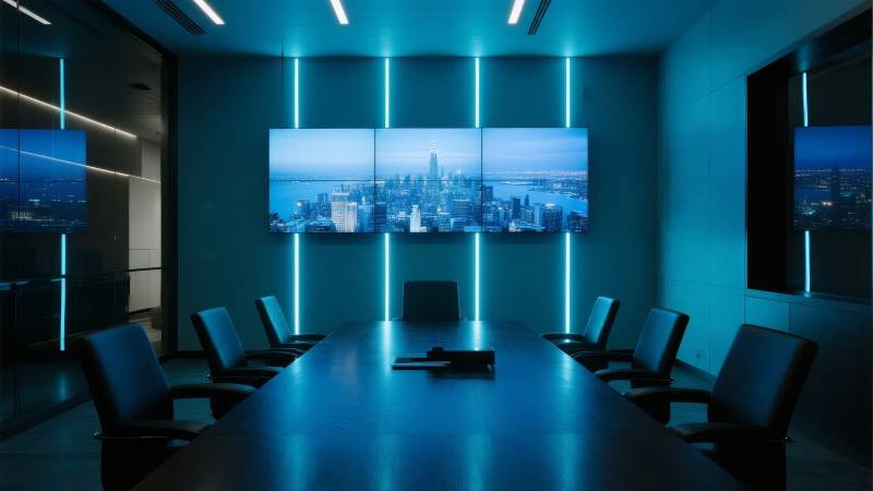 未来会议室图片