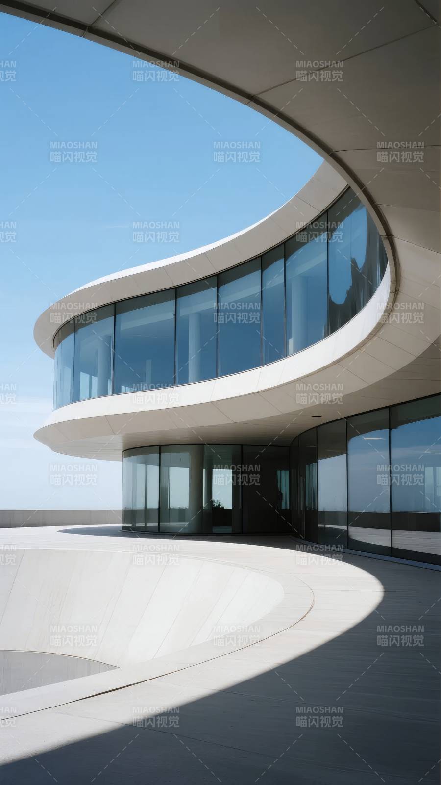 现代弧形建筑图片