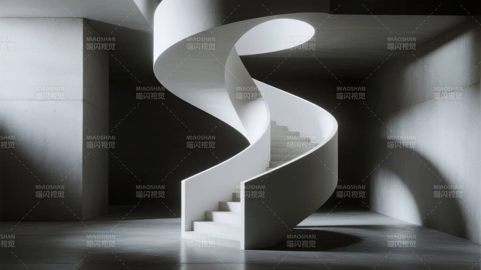 螺旋楼梯的艺术图片