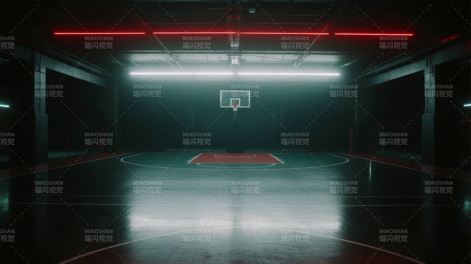 暗夜篮球场图片