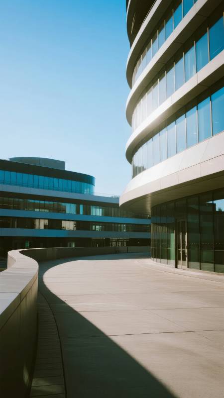 现代建筑曲线之美图片