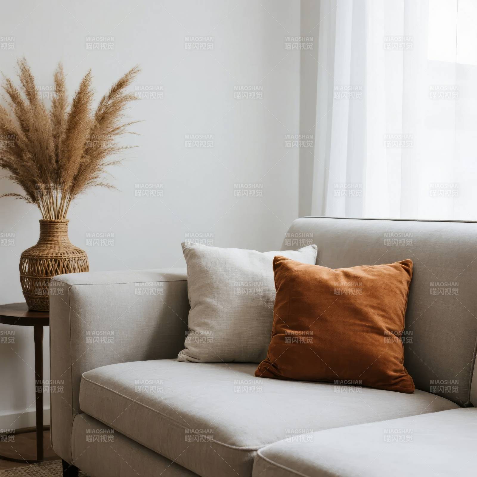 简约客厅一角图片