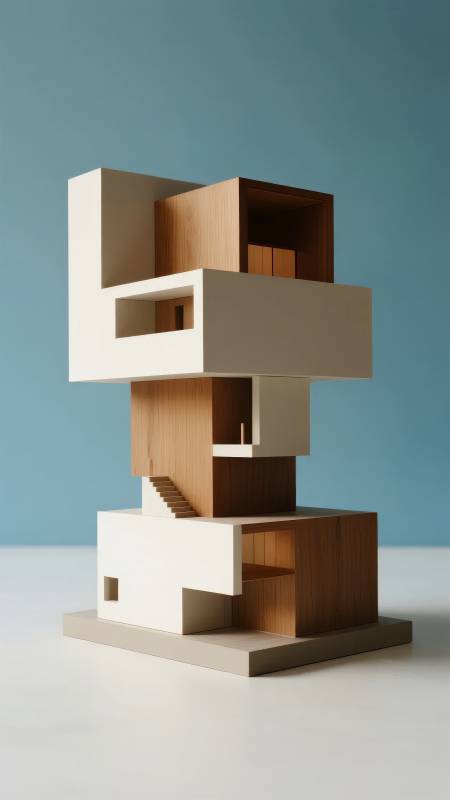 现代建筑模型图片