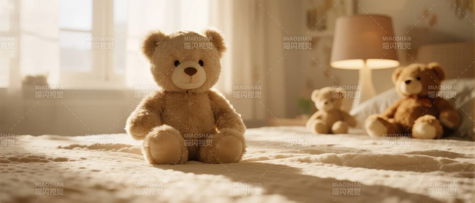 温馨的泰迪熊时光图片