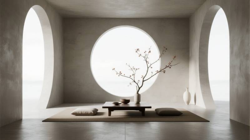 禅意空间静谧之美图片