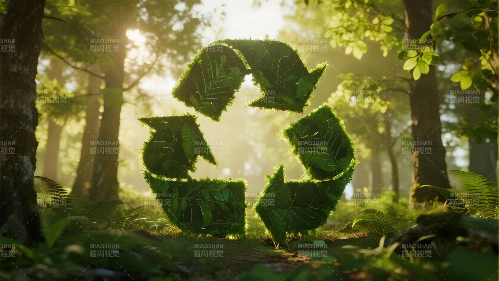 绿色循环 自然共生图片
