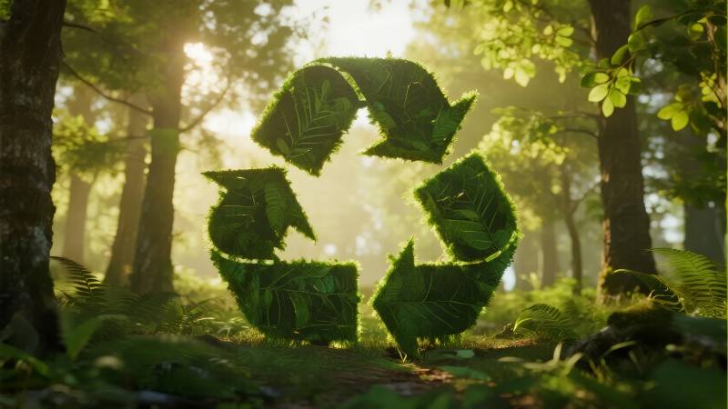 绿色循环 自然共生图片